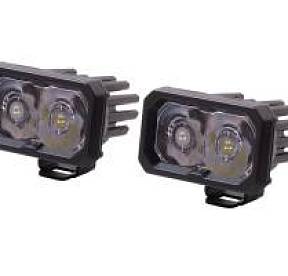 Белые LED-модули SSC2 Sport с красной подсветкой, дальний свет